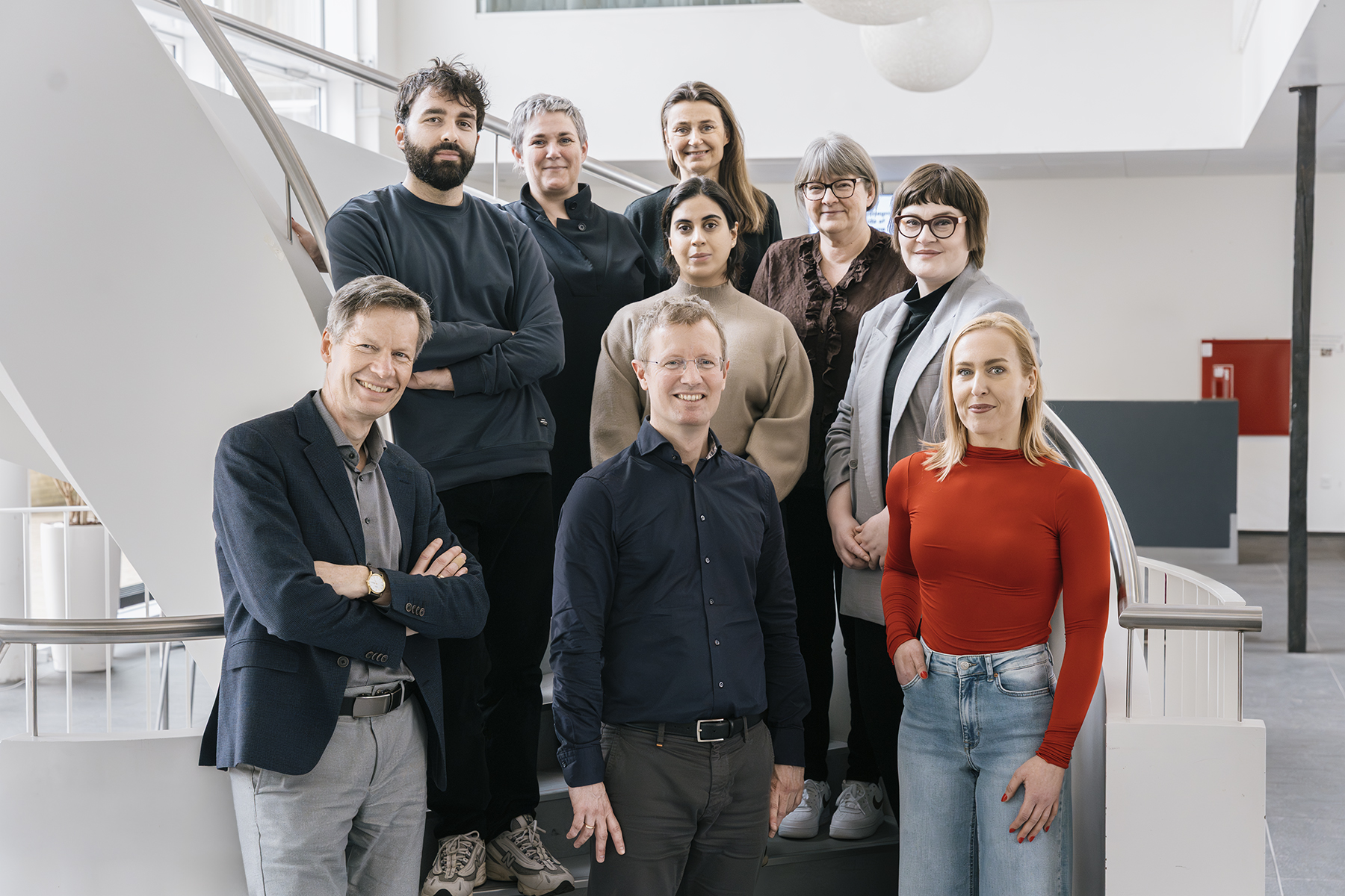 Forskerne bag projektet står samlet