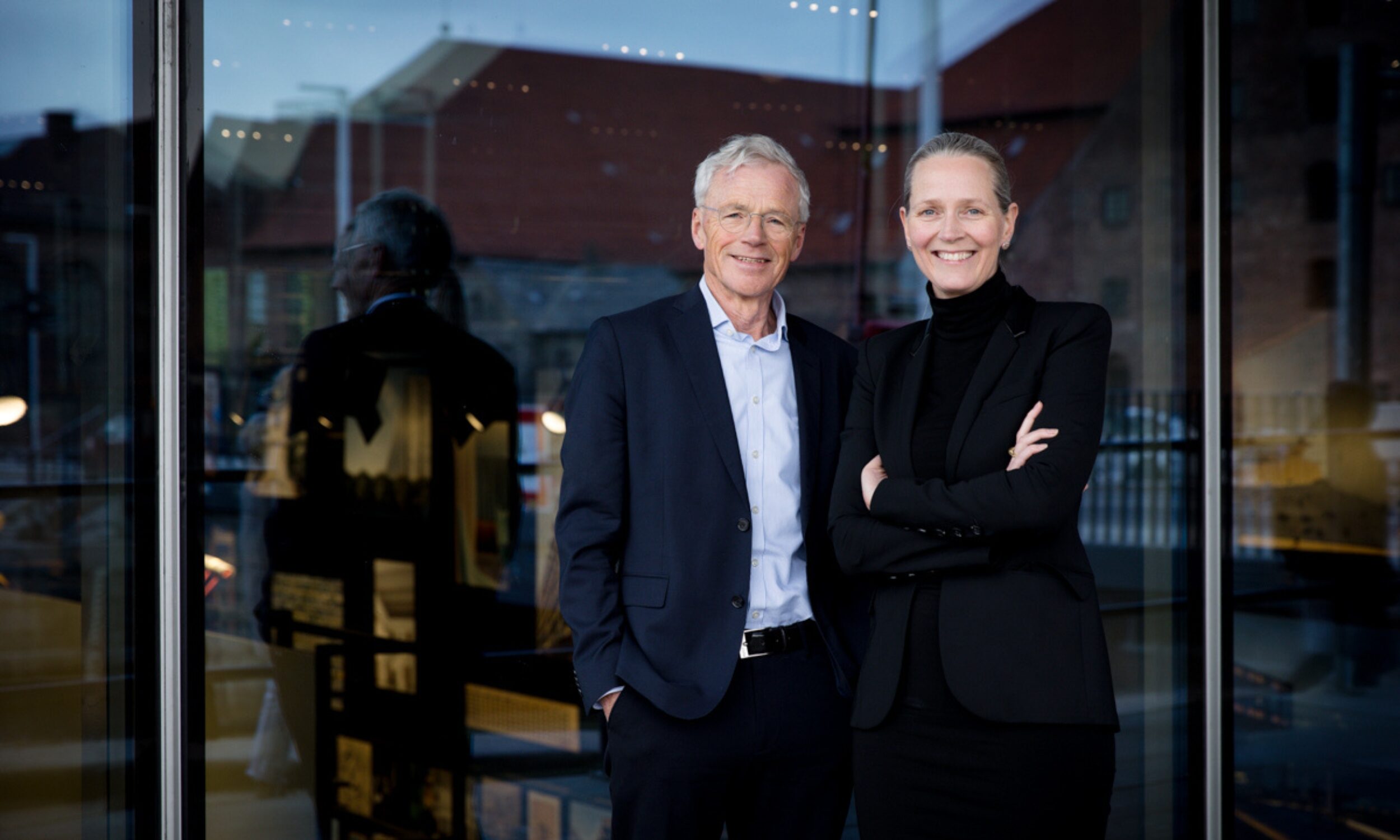 Billede af direktørerne Cecilie og Anders