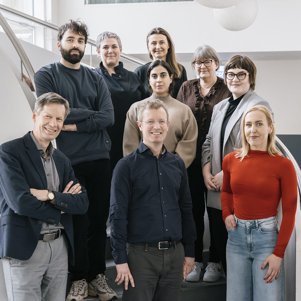 Forskerne bag projektet står samlet